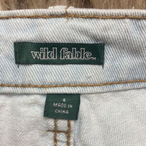 Women's High-Rise Cutoff Jean Shorts - Wild Fable™ light wash - Picture 8 of 12
